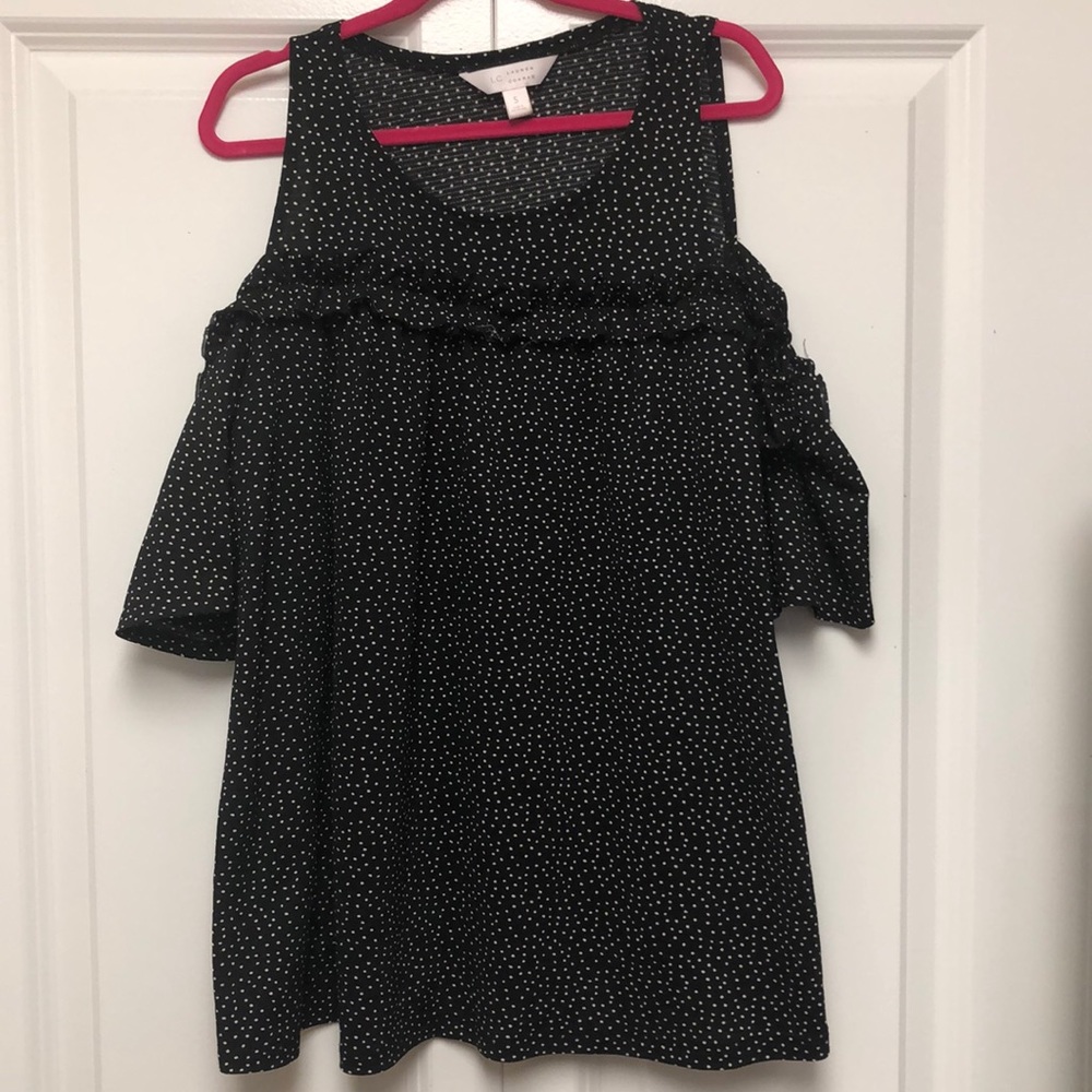 Lauren Conrad cold shoulder blouse